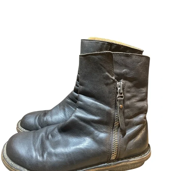 Trippen Unisex Leather Boots Brown Size 7.5 (38) - Picture 4 of 7